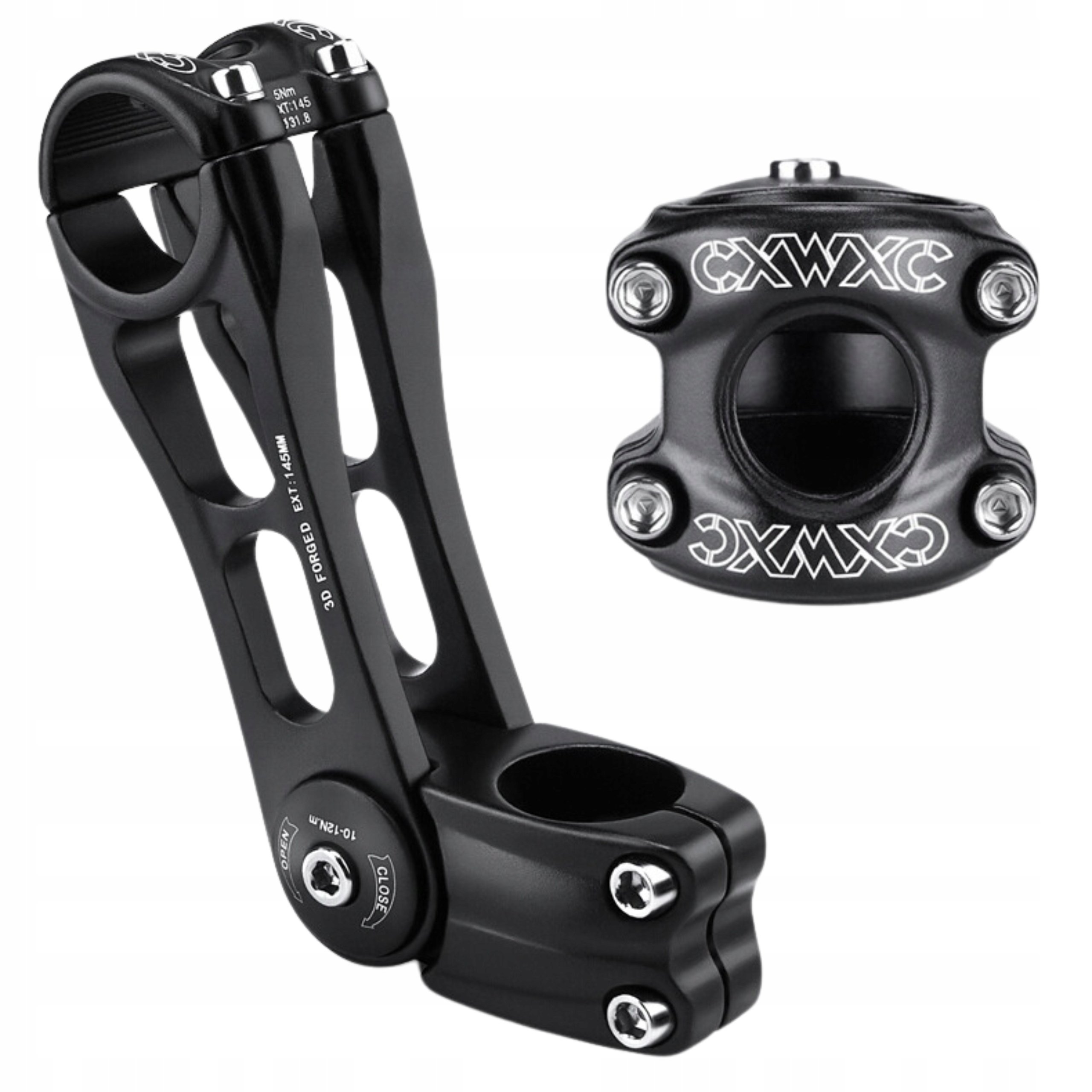 Cyklistický Mostík Ahead Hliníkový Držák Řídítek Nastavitelný 31,8 90 mm