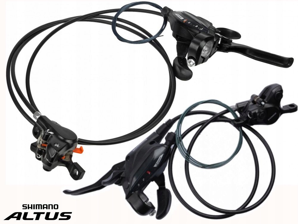 Hamulec hydrauliczny Shimano EF505+BR-MT200 3x8 P+t 100/170 cm