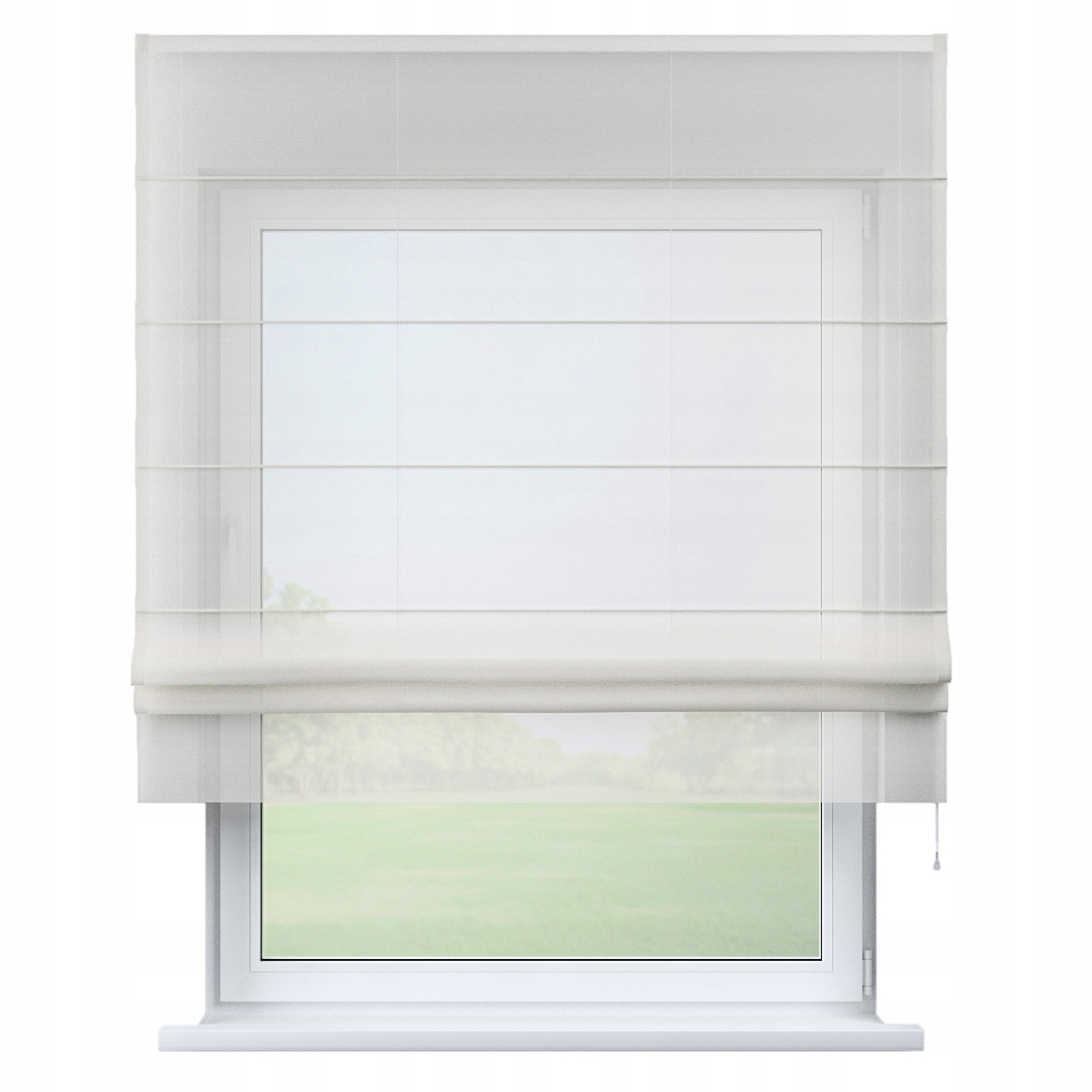 Hotová voálová roleta Modena 110x150 cm biela