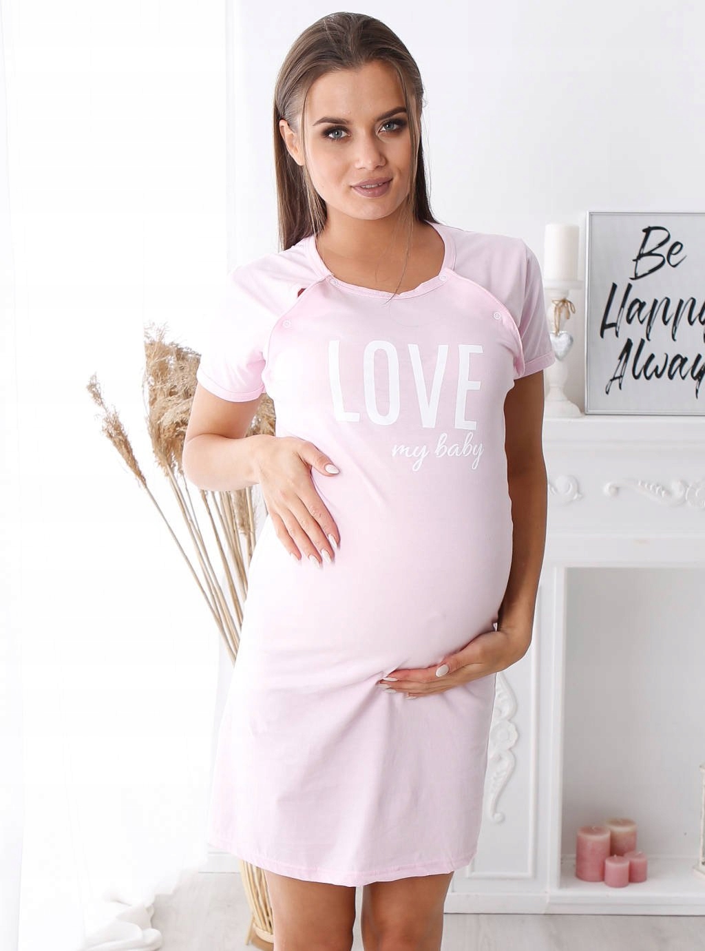 KOSZULA CIĄŻOWA DO KARMIENIA ROZPINANA NAPY L Marka Formommy