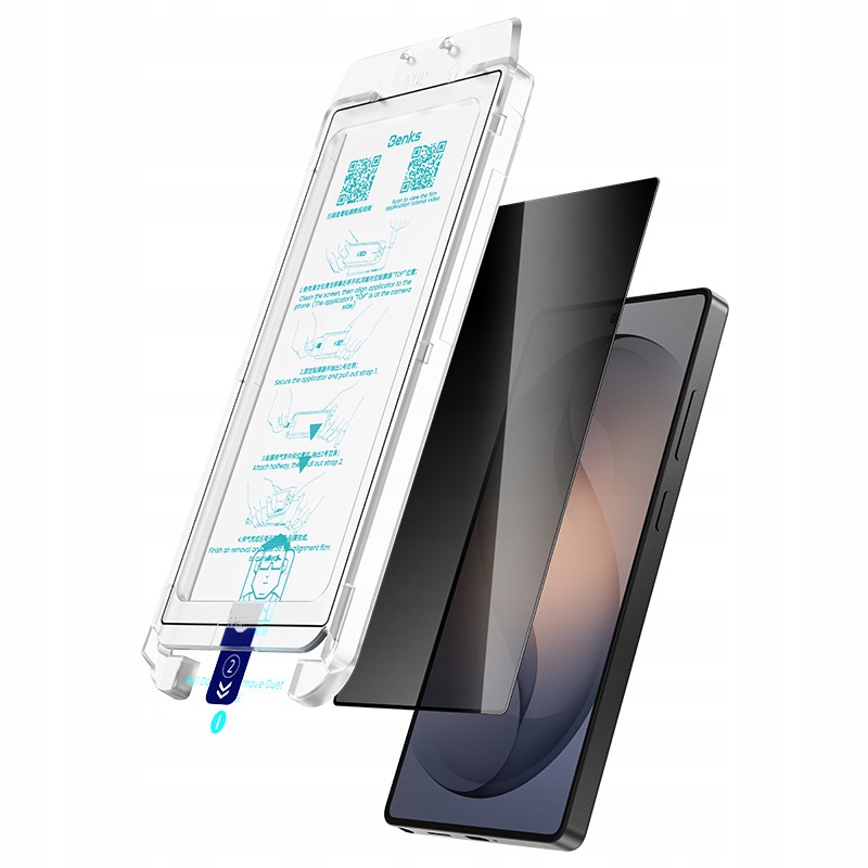 Szkło Hartowane Benks Ultra Shield Privacy do Samsung Galaxy S26 Ultra