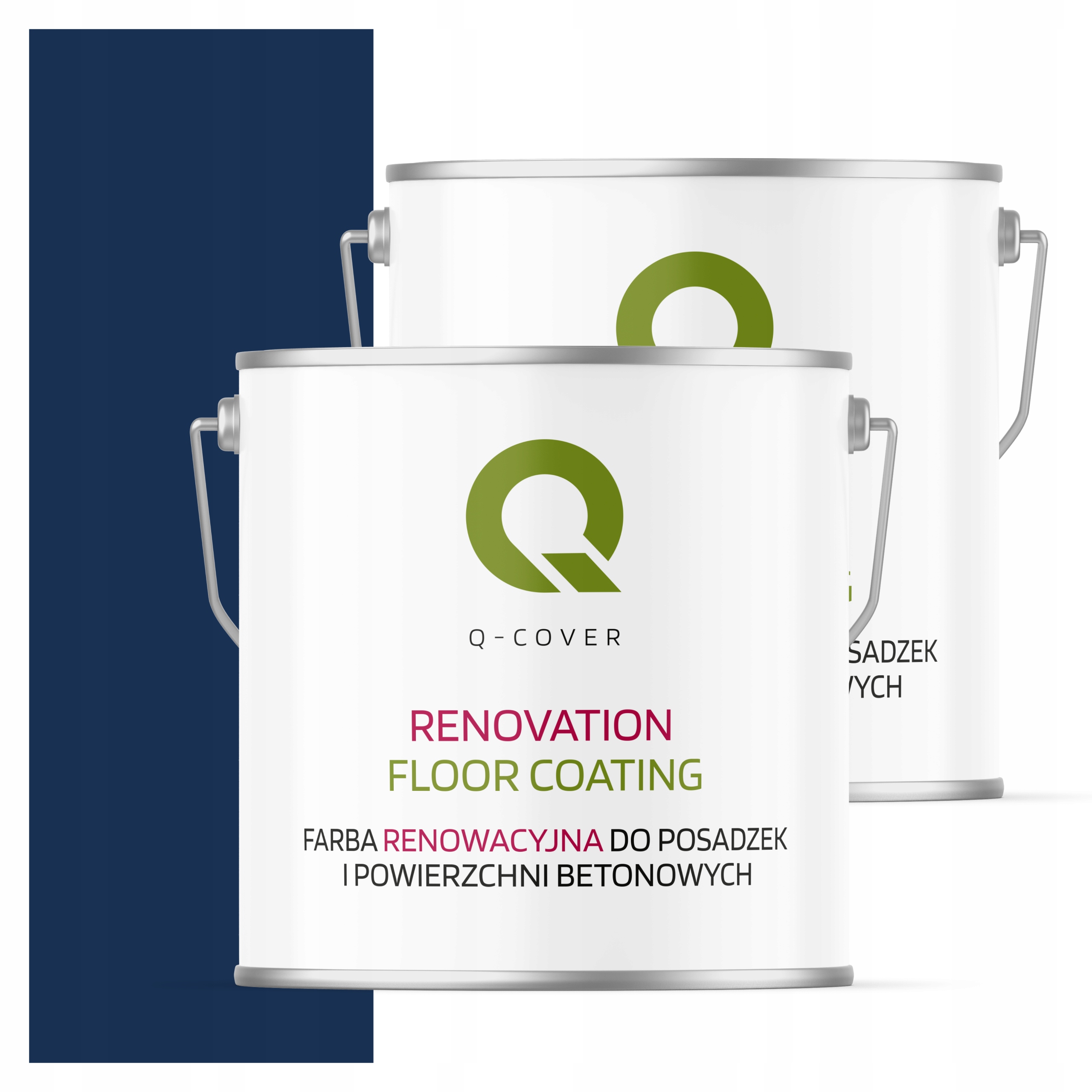 Ochranná farba na podlahy Renovačná modrá Kobalt 5013 Polomatná 5L