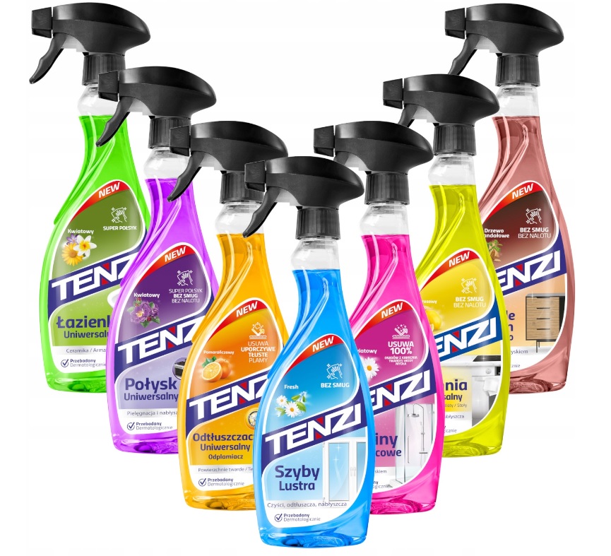 

Zestaw Tenzi Home Pro do Sprzatania domu 7 x 0,5l