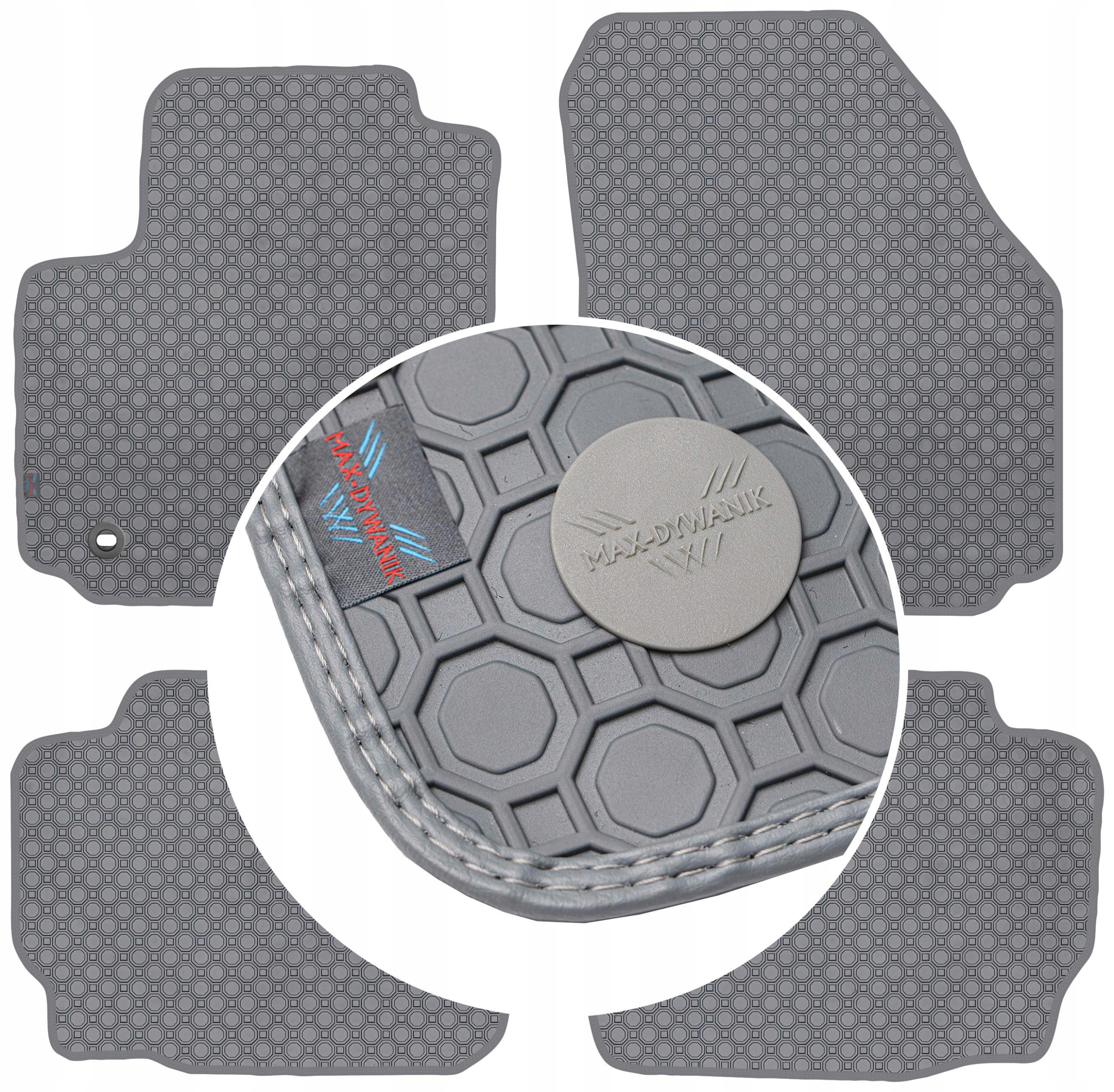 Ford Mondeo MK4 2007-2012 Koberce Popielate