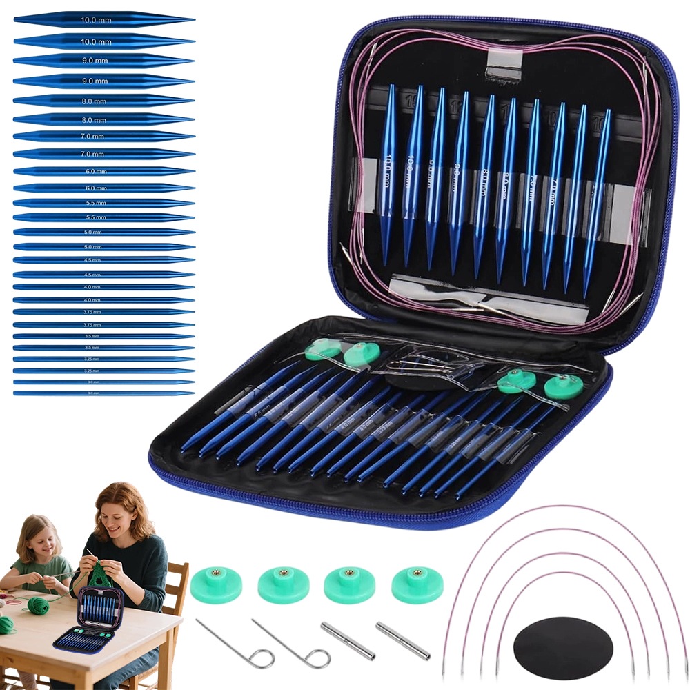 Sada drátů s vlascem 3.0-10.0 mm z hliníku V Pouzdru pro ruční práce