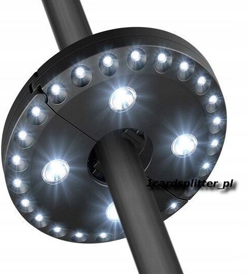Lampa LED pod parasol namiot balkon ogród 16 cm AA Producent Nor-tec