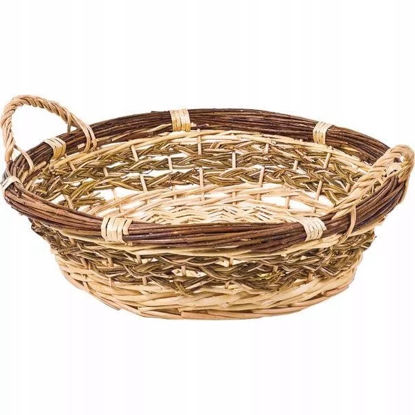 Košík kulatý s uchy 40 cm