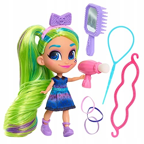 HAIRDRABLES COLOR MAGIC LALKA + AKCESORIA FIOLET Kod producenta 0001