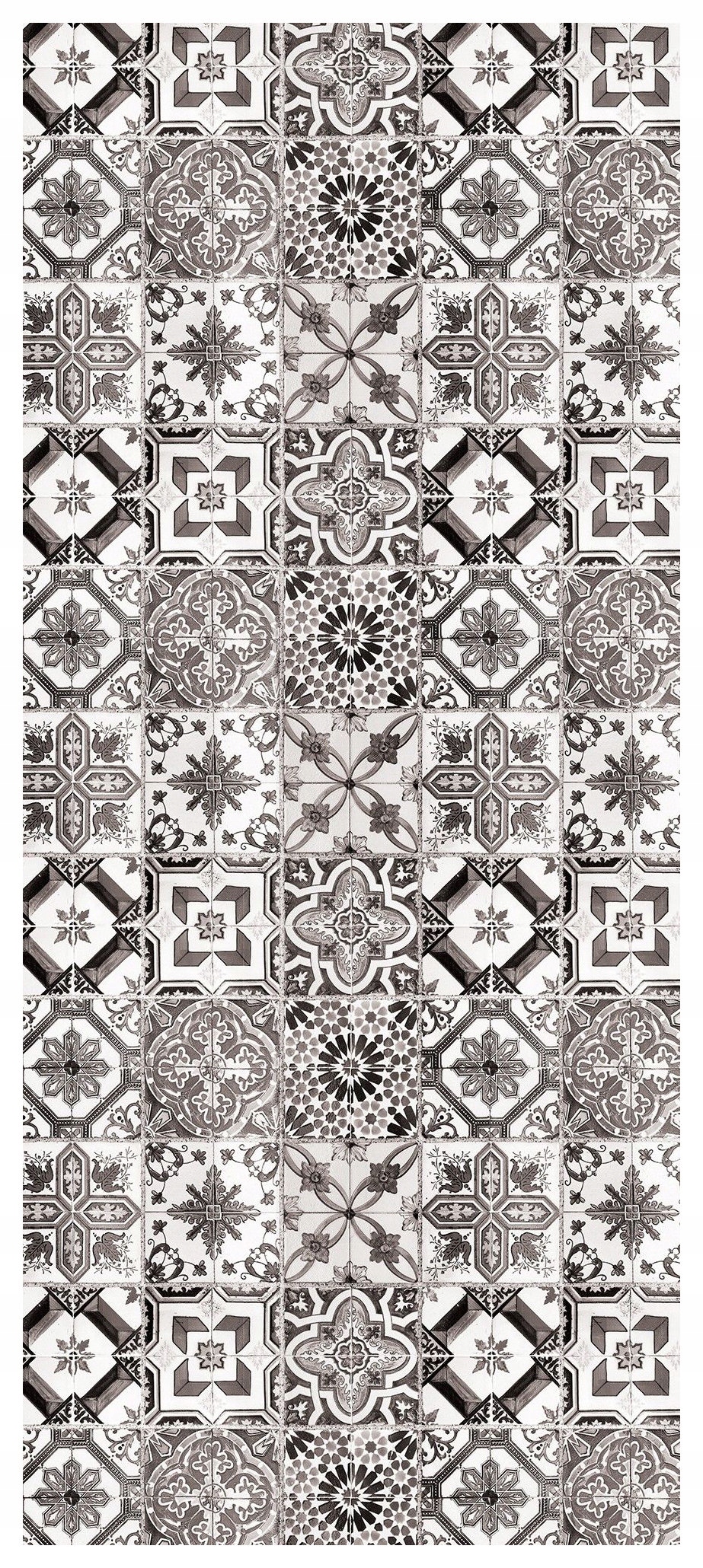 Fototapeta flizelina Dlaždice Vintage Dekorativní vzory 91x211 pro styl lepidlo