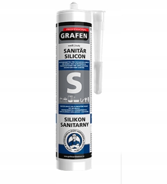 Silikon Sanitarny Biały Grafen 280ml