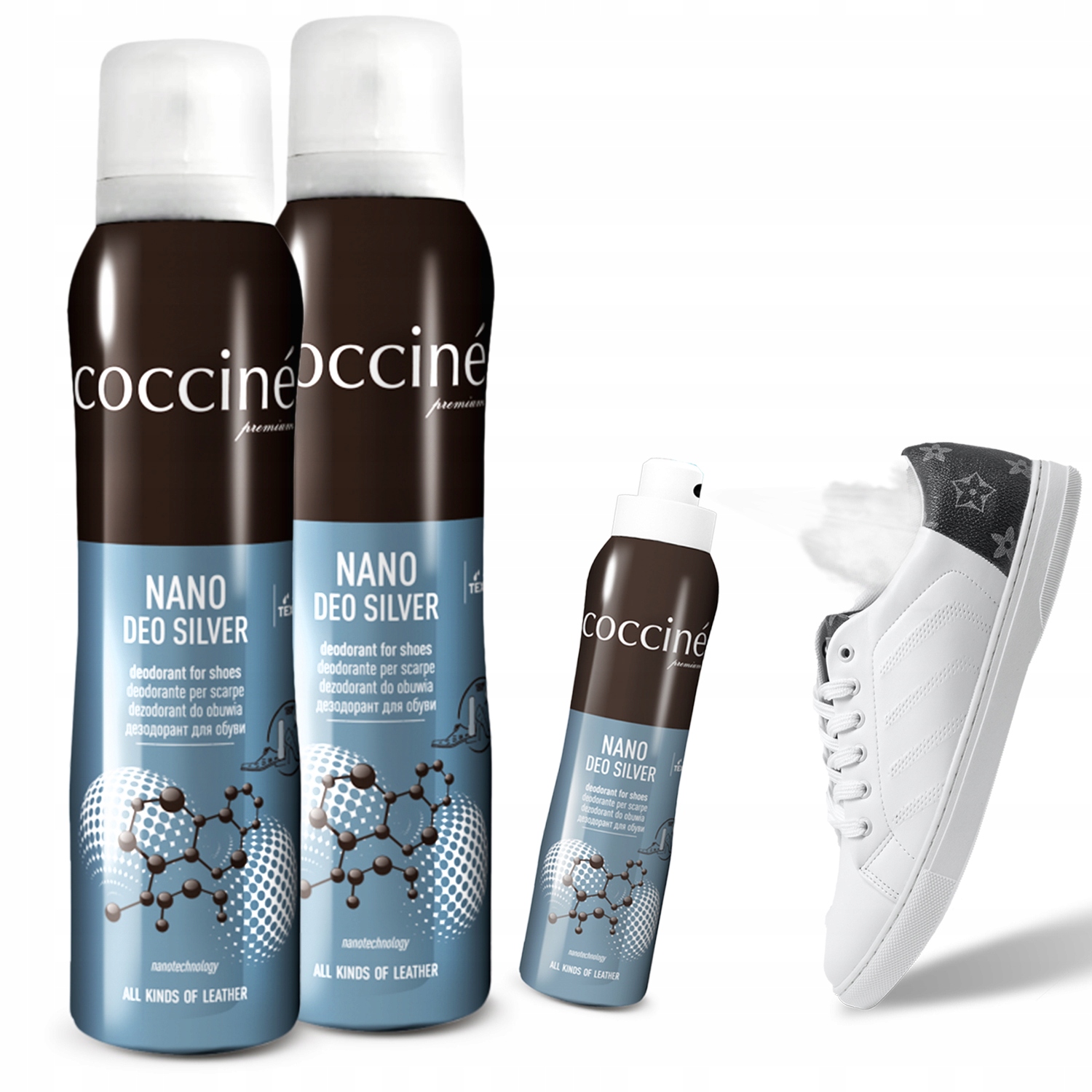 

2x Dezodorant Coccine Deo Sliver Spray Do Butów