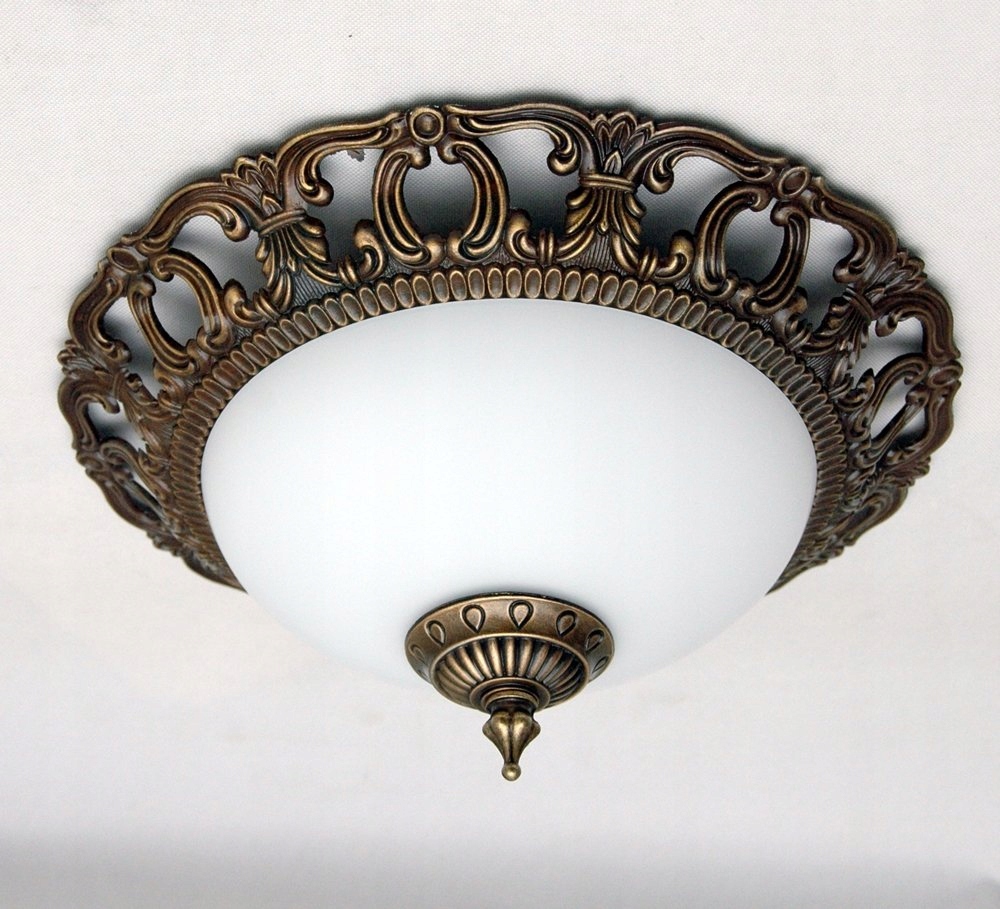 Stropné svietidlo klasická patina, stropná lampa