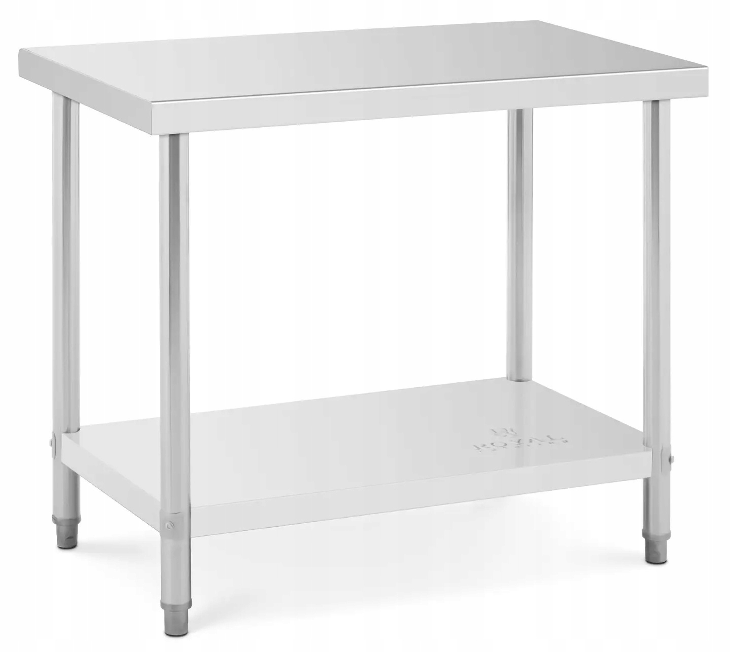 Pracovní stůl z nerezové oceli 100 x 60 cm Royal Catering RCAT-100/60-NW
