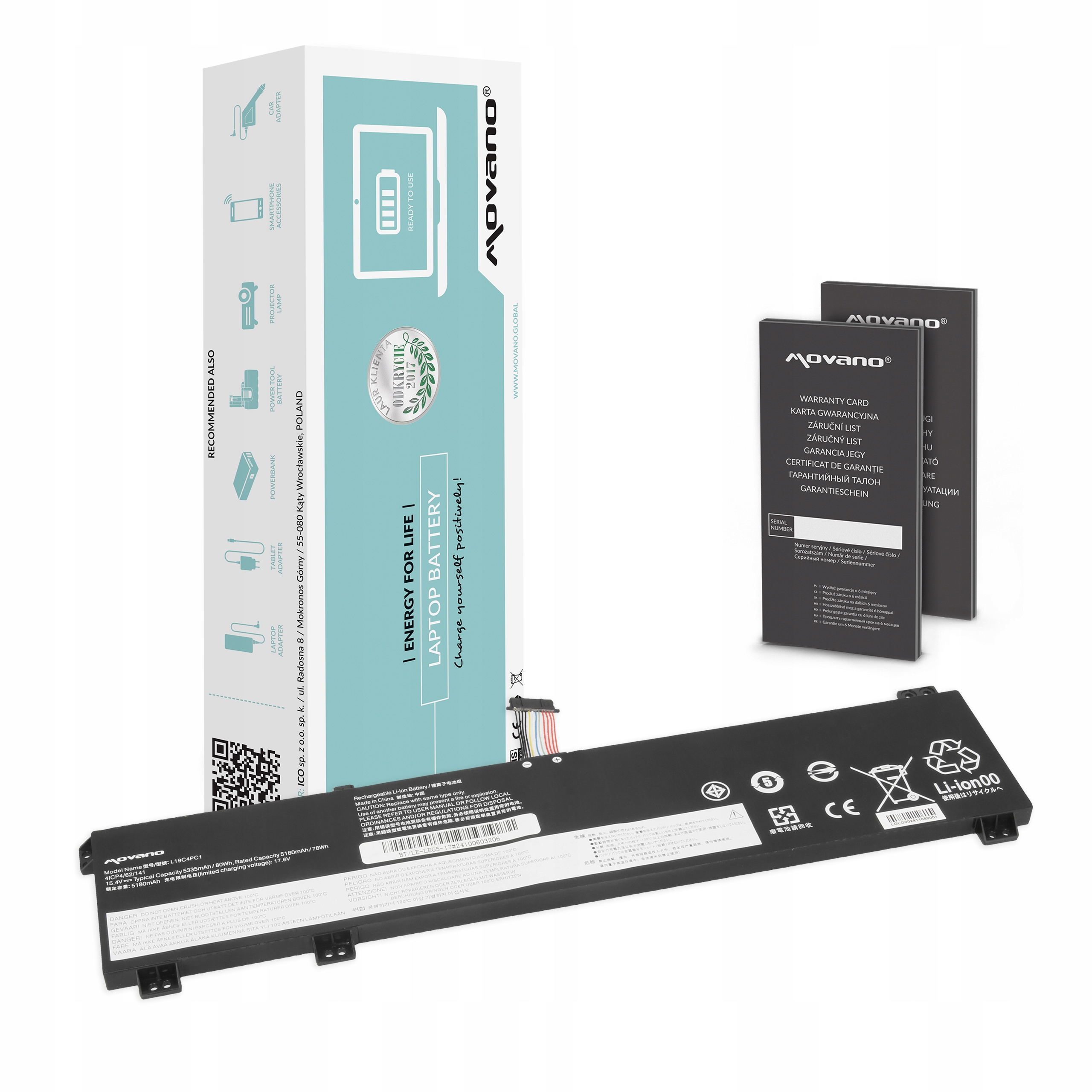 Bateria L19C4PC1 do Lenovo Legion 5 17ARH05H 17IMH05H Legion 7 15IMH05