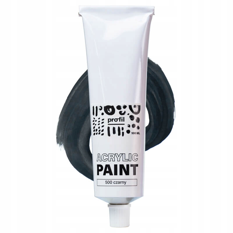 FARBA AKRYLOWA Profil 100ml Produkt PL czarny