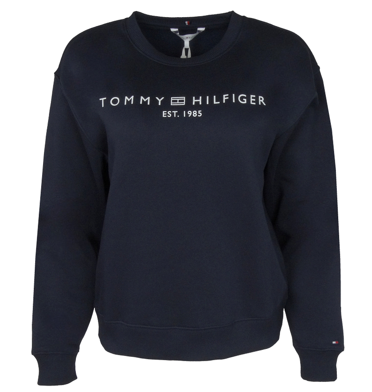 Dámská mikina Tommy Hilfiger , oversize, tmavě modrá, L