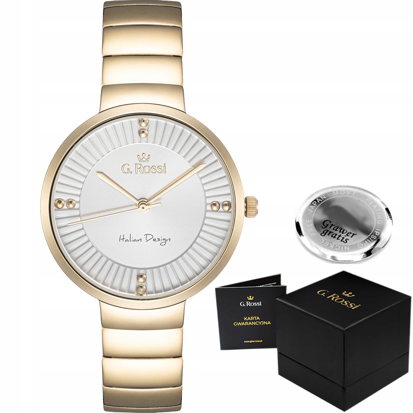 Elegantní dámské hodinky G. Rossi Aloha Krabička