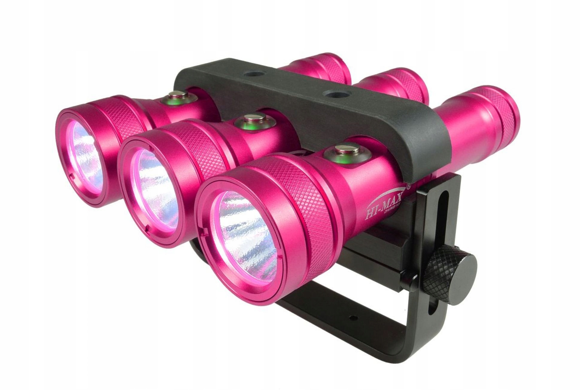 Zestaw Hi-max L3H5 Speleo, 3 x 1100lm (Różowy)