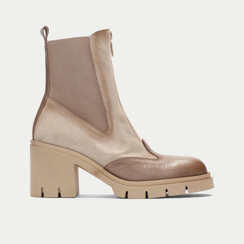 Kotníkové Boty na platformě Hispanitas HI254280 Béžové 38