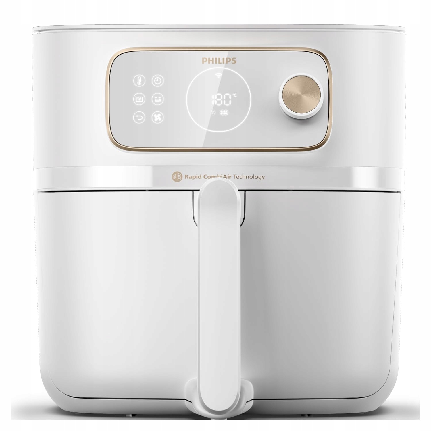 Bezkyslíková fritéza airfryer biela Philips Ovi Smart XXL HD9876/20