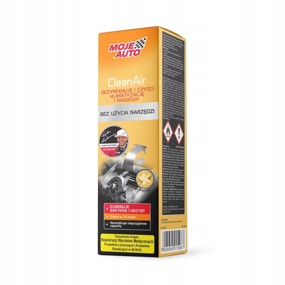 

Moje Auto Odświeżacz Klimatyzacji Wanilia 150ML