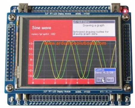 HY-Mini deska s STM32F103VCT6 LCD 3,2"