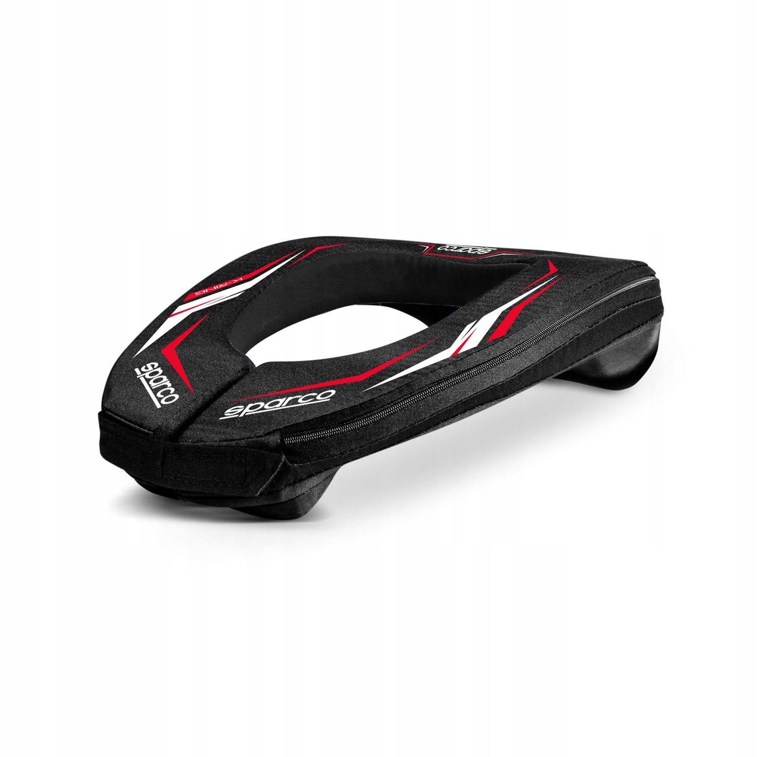 Detský golier Sparco K-Ring čierno-červený.