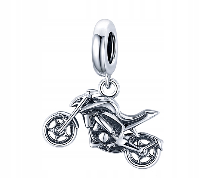 Charms MOTOR MOTOCYKL WYCIECZKA PODRÓŻ S925