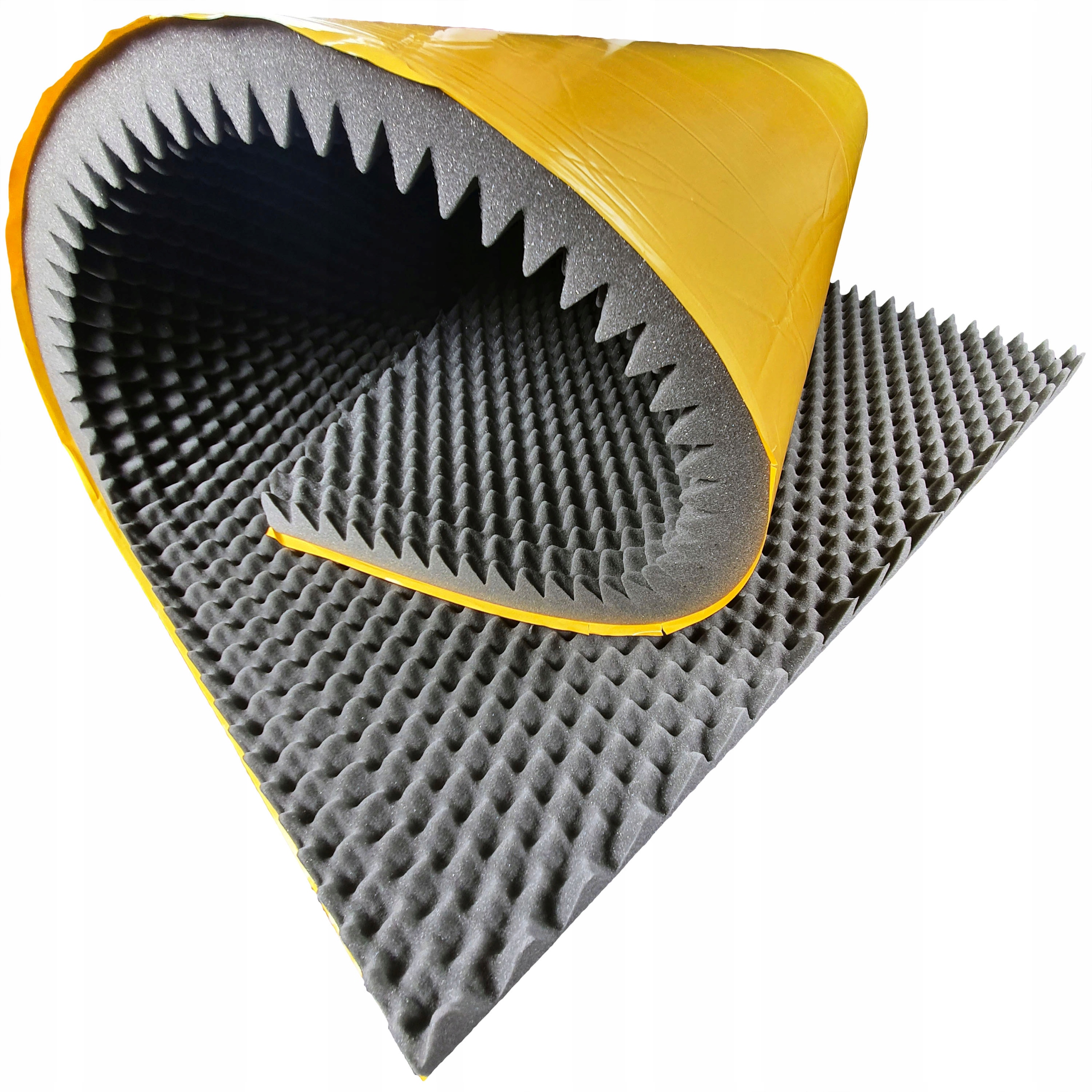 Akustická Pěna Samolepicí Vlnitá 4 cm Odhlučňovací Podložka 100 x 200 cm