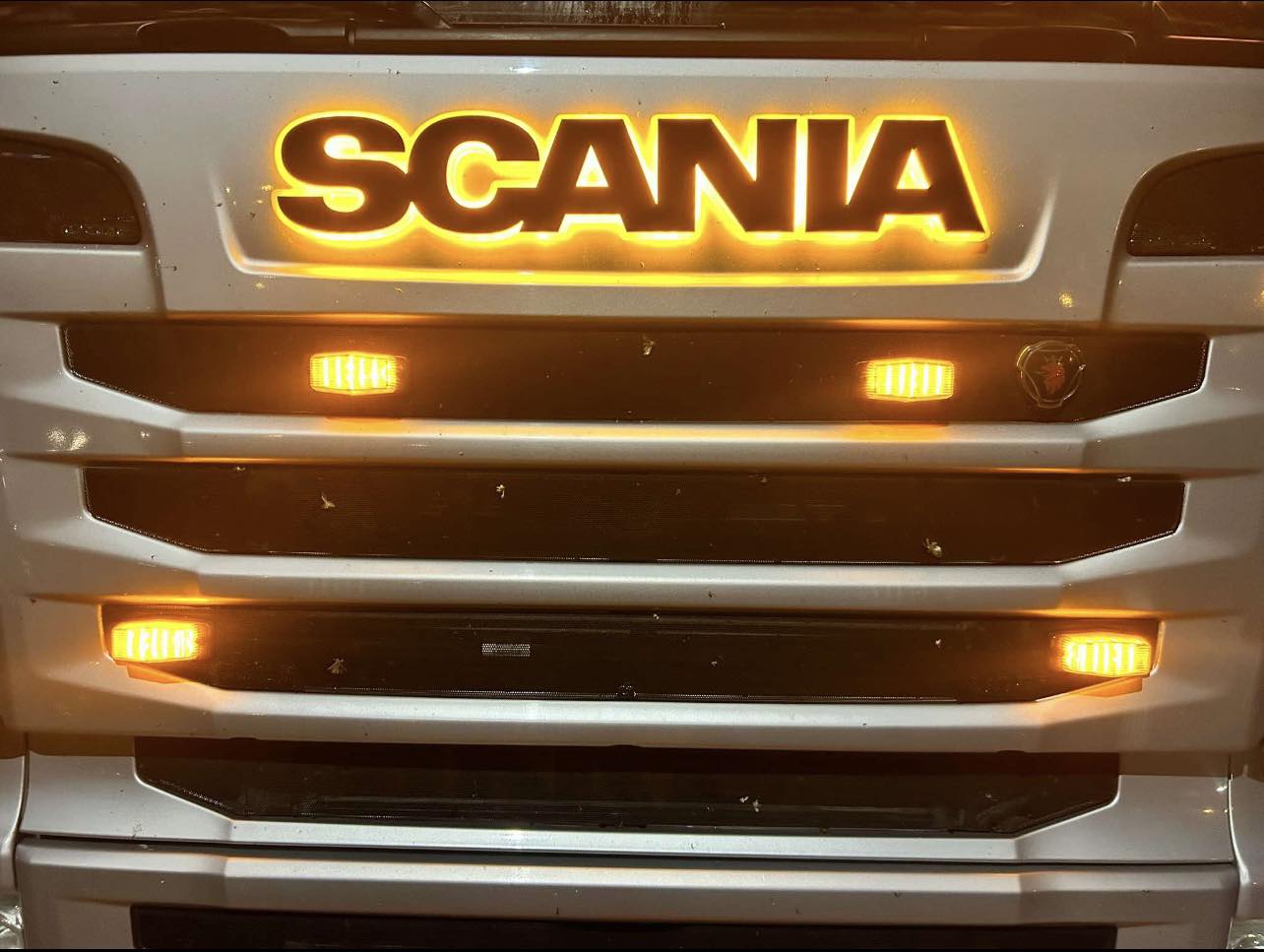 LOGO SCANIA LED NAPIS PODŚWIETLANY Marka bez marki