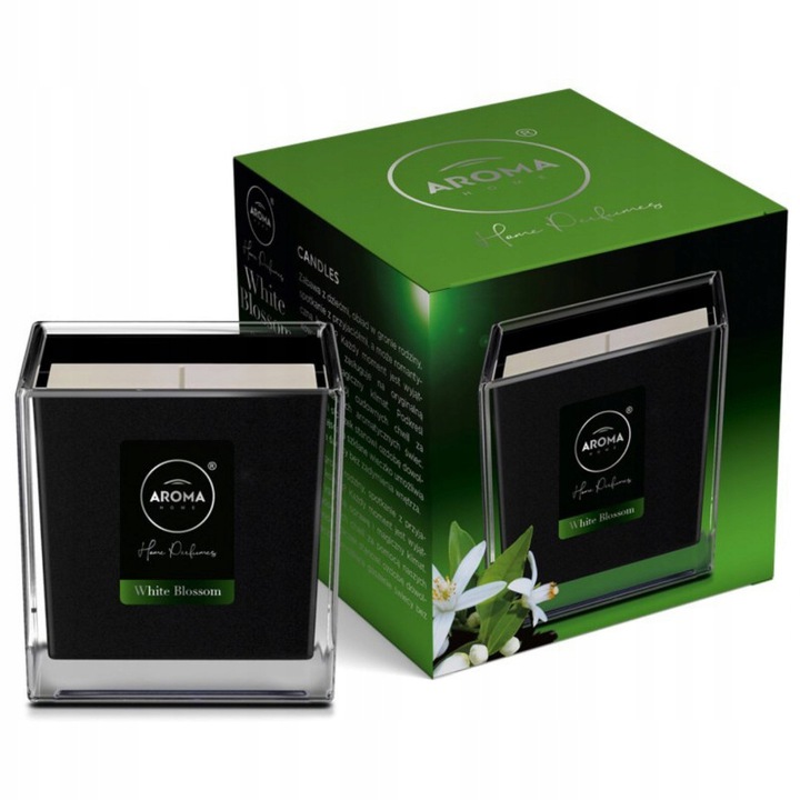 

Świeca Aroma Home Black White Blossom 155 g
