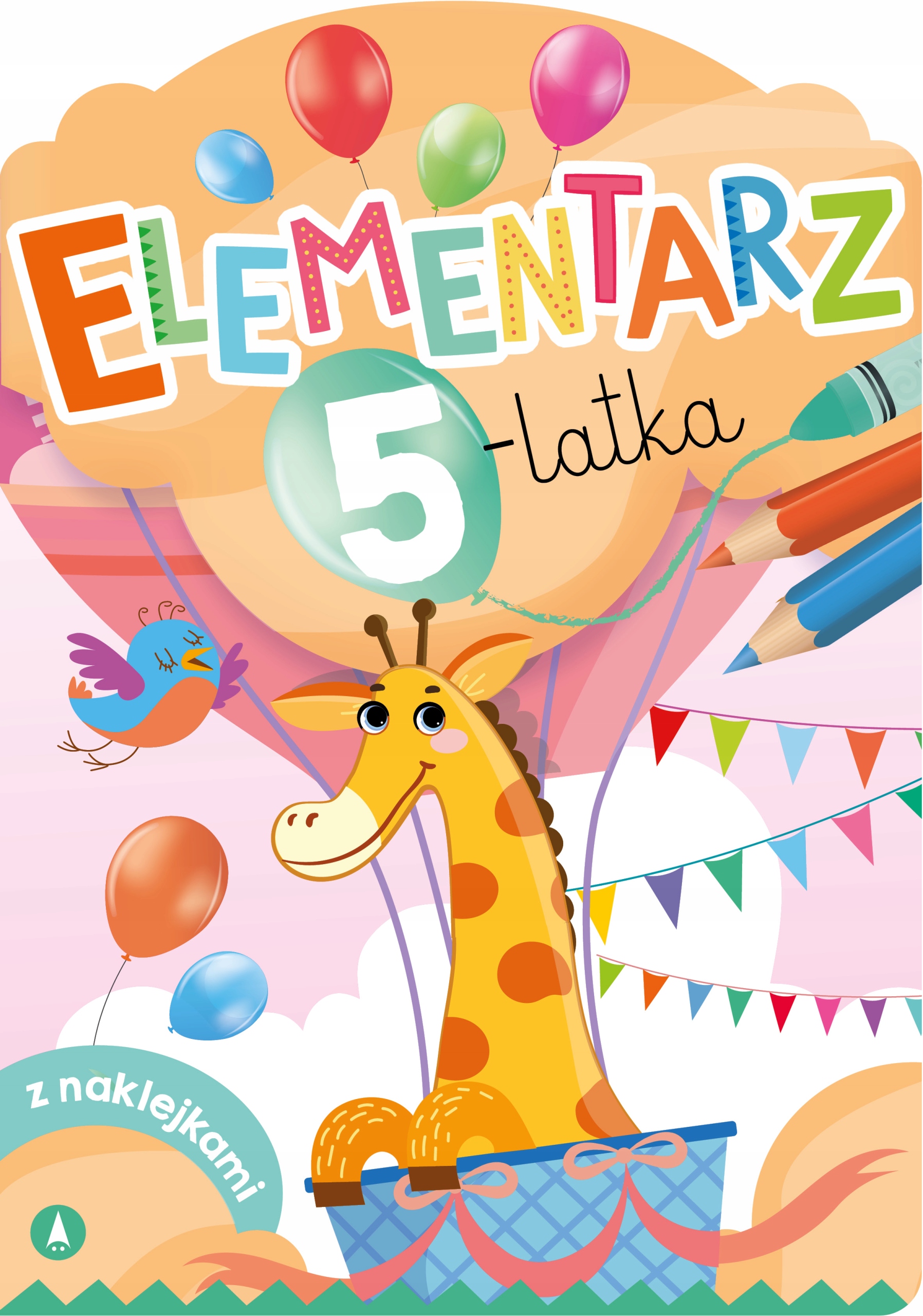 

Elementarz 5-latka Naklejki zadania nauka dla 5+