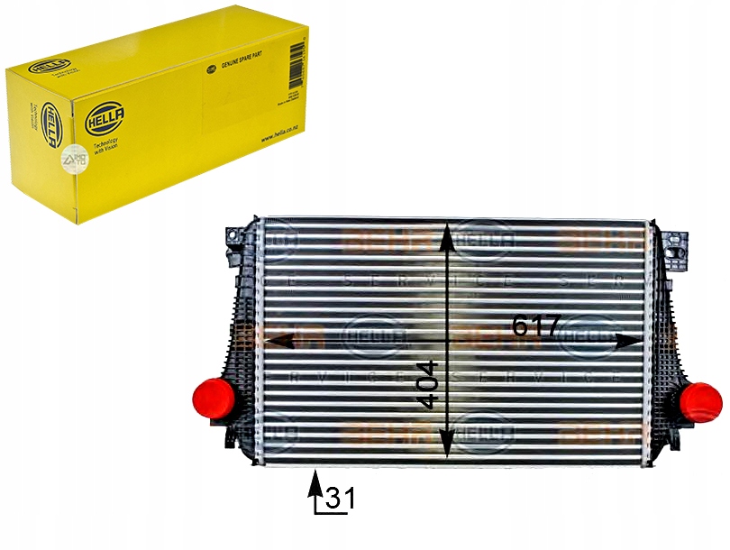 INTERCOOLER HELLA 2H0145804 D 376701241 VP9VAH9L44