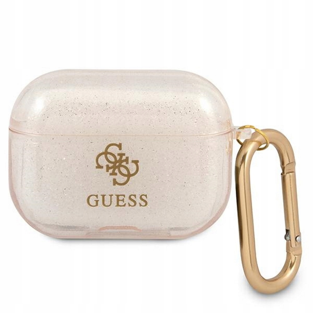 Etui Guess Glitter Collection na AirPods Pro złote Guess