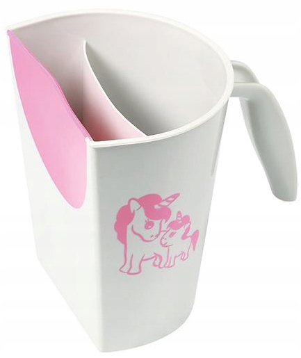 BABYONO KUBEK DO MYCIA GŁOWY SPŁUKIWANIA WŁOSÓW RÓŻ JEDNOROŻEC 242