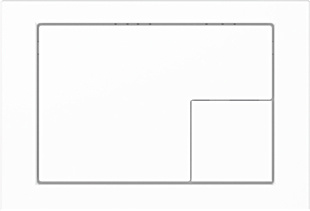 Kk-pol Splachovací Tlačítko M10, Bílý Lesk