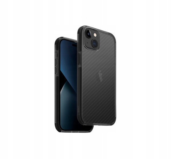 Uniq Combat Aramid Apple iPhone 14 Plus, etui silikonowe, czarne
