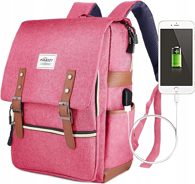 Batoh Na Notebook Městský 15.6 Zaino Usb Nabíječka Puersit