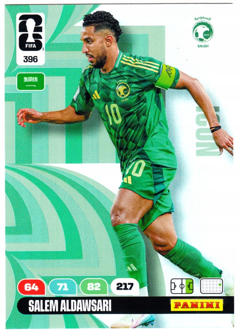 Karta Kolekcjonerska Panini Fifa World Cup 2026 Icon Salem Al-Dawsari 396