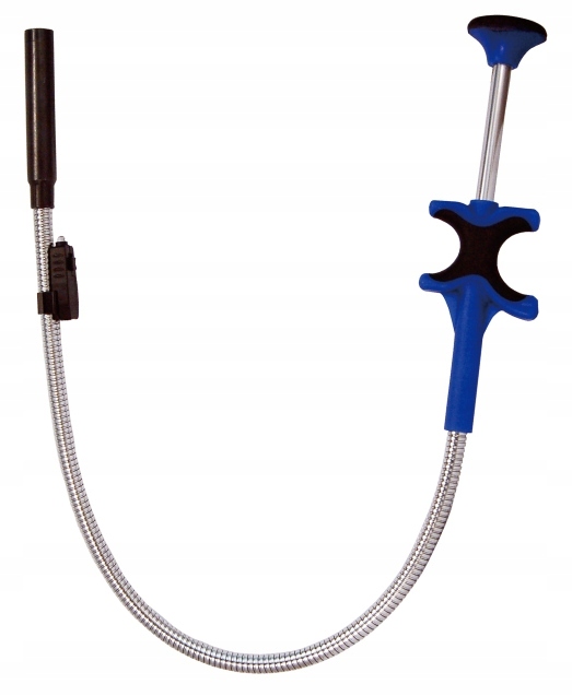 KING TONY Chwytak magnetyczny giętki z latarką 3w1