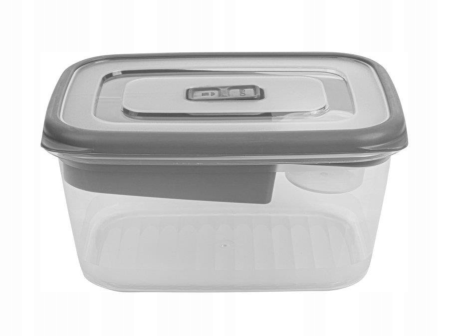 

Pojemnik Śniadaniowy Lunch Box Szary Sałatka 1,7L