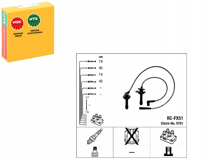 Ngk Zapalovací Kabely Subaru Party 2.0 Turbo 98