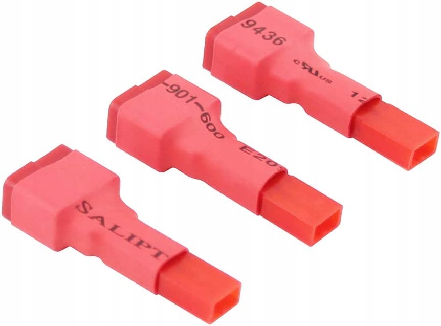 Sada 3 adaptérů Deans-JST-T-Plug pro LiPo 7.4 baterii s Rc dronem