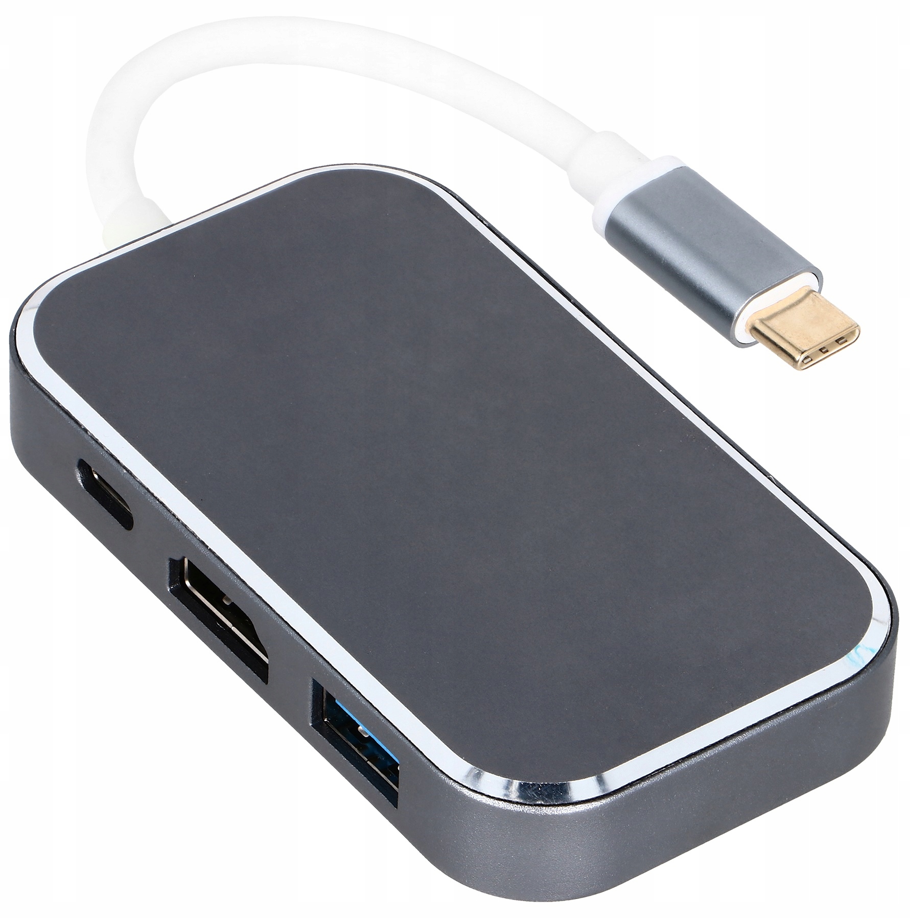 

Adapter Usb C Hdmi+hub 3xUSB 3.0 Pd 5w1 MacBook