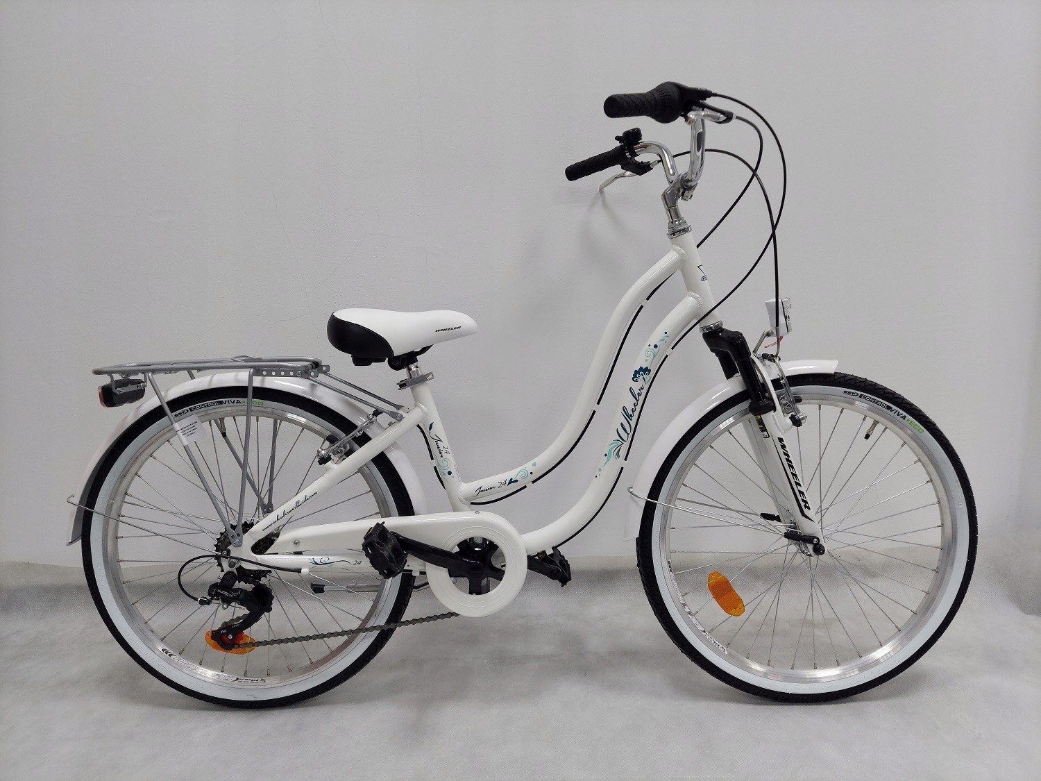 Rower Wheeler Junior Go Girl 24" Biały