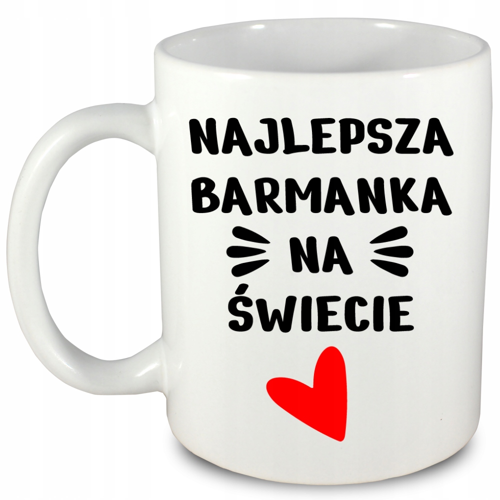 

Kubek dla barmanki, barmanka, 1