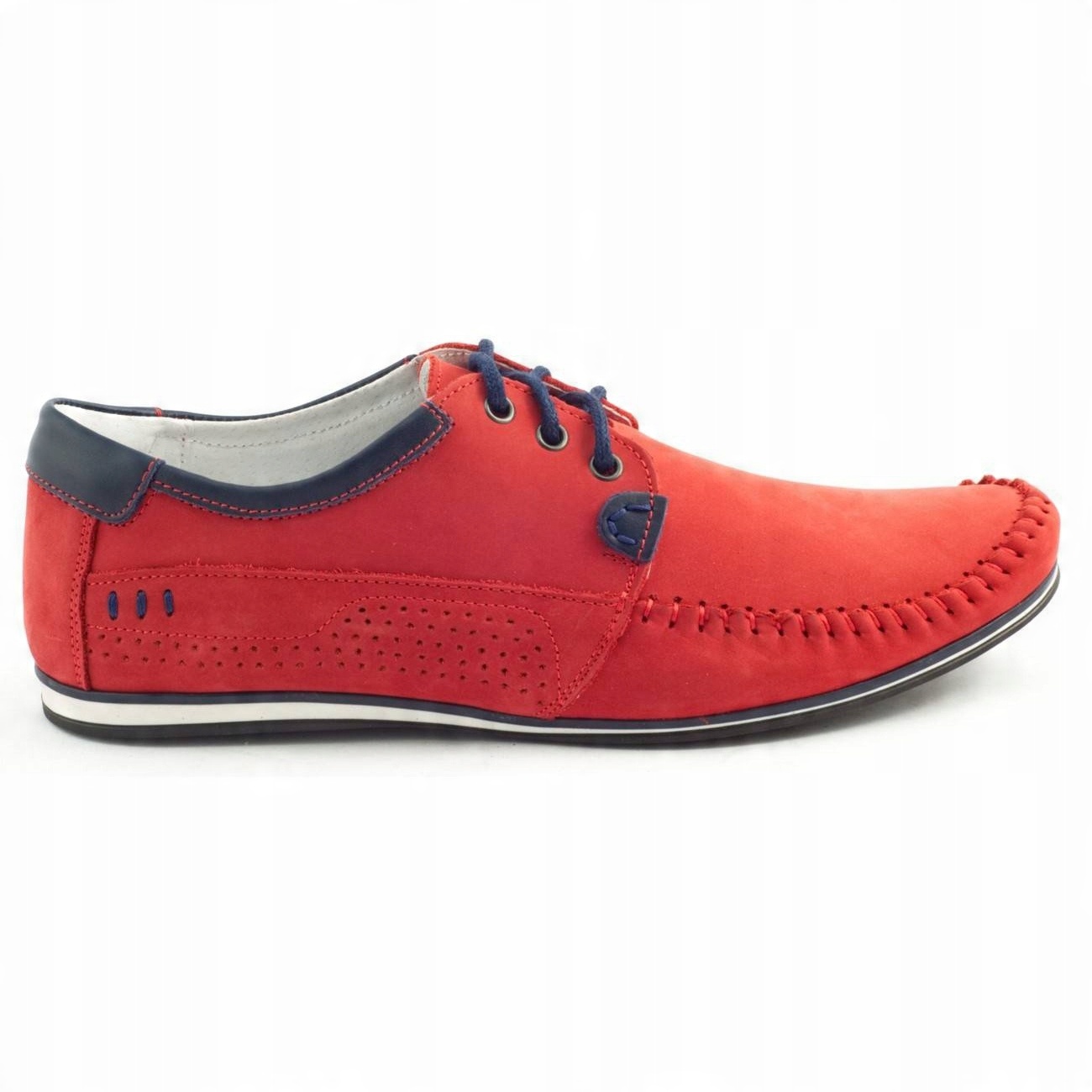 

Czerwone Skóra naturalna Buty Komodo r.42