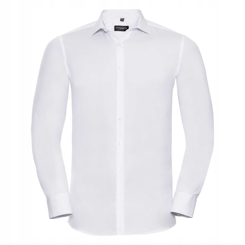 Pánská košile s dlouhým rukávem Ultimate Stretch Bílá vel. 2XL