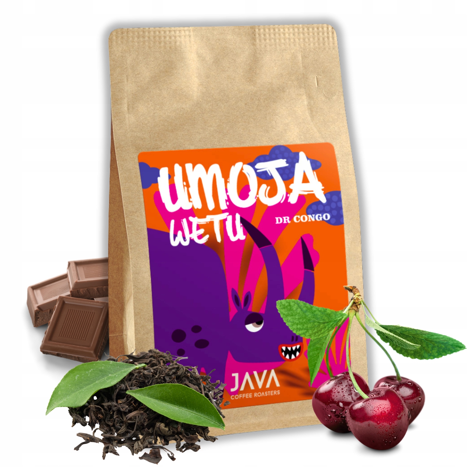Levně Káva zrnková Congo Umoja Wetu 500 g – 100% arabika, k přelití, čerstvá