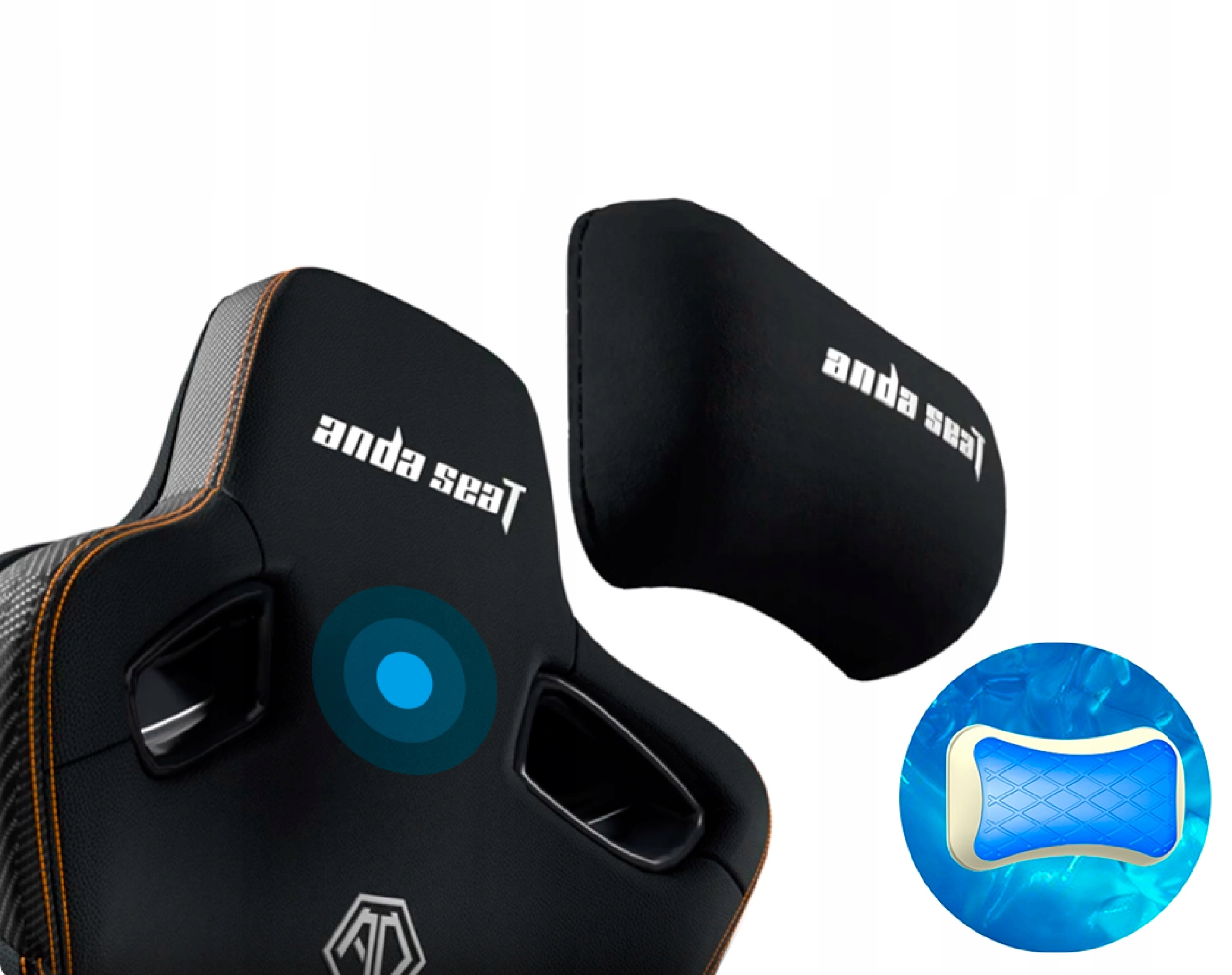 Fotel gamingowy Kaiser 3 PRO XL Anda Seat materiałowy czarny Szerokość mebla 74 cm